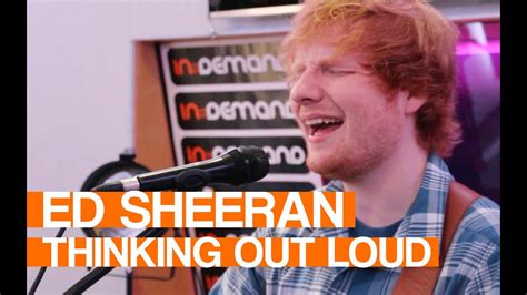 youtube ed sheeran thinking out loud